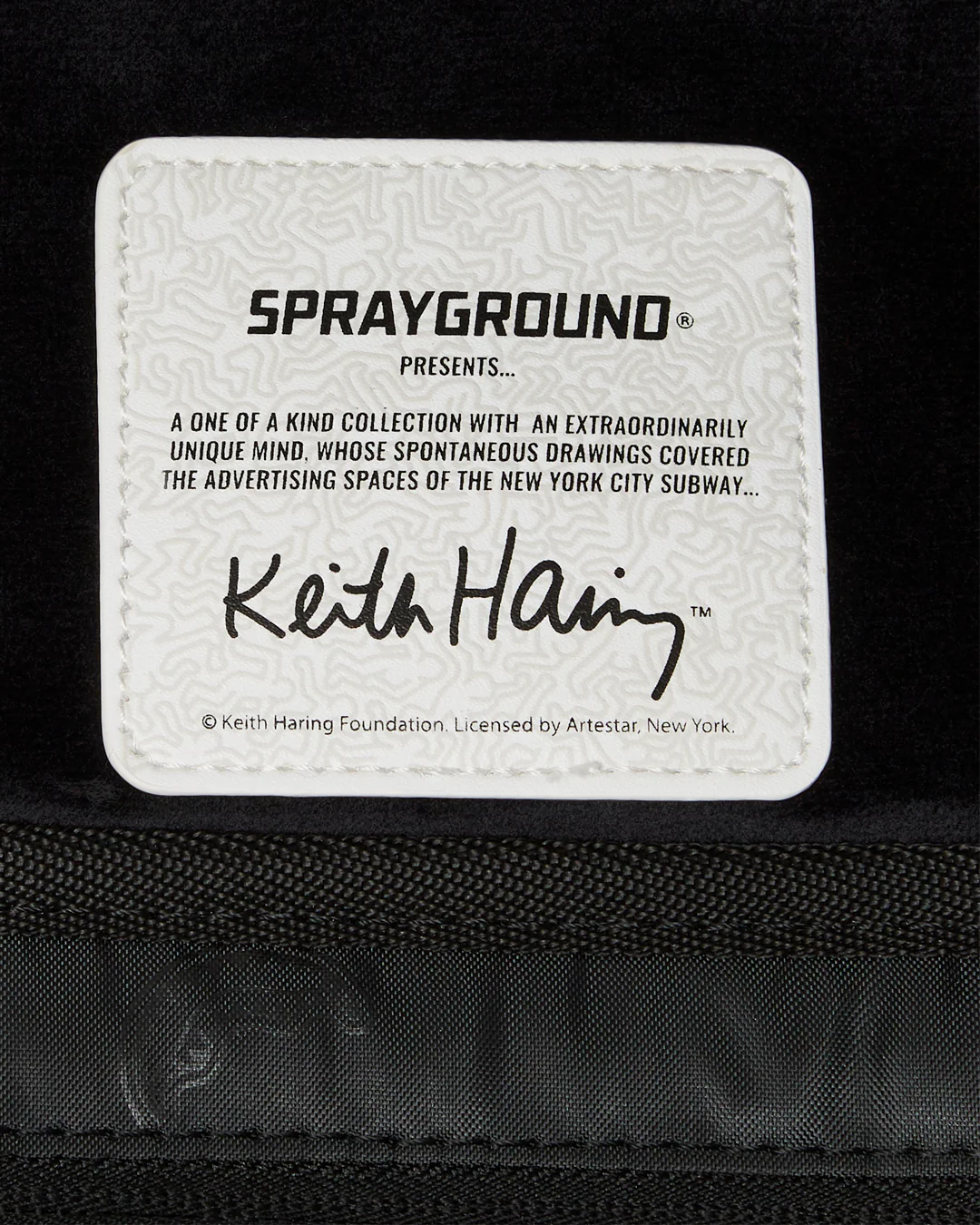 KEITH HARING SKATER SHARK DLXSR BACKPACK