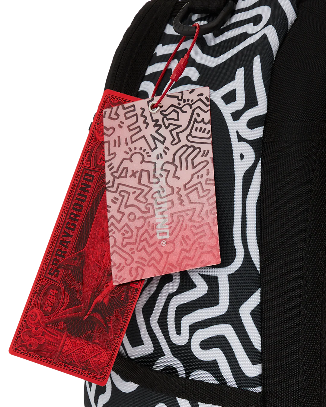 KEITH HARING SKATER SHARK DLXSR BACKPACK