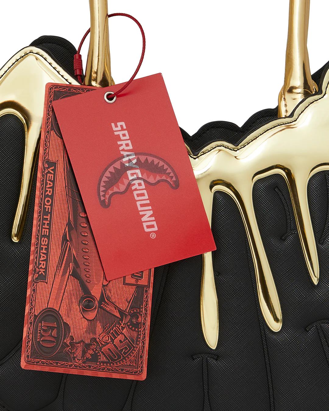 GOLDHEART SHARK DRIP HANDBAG