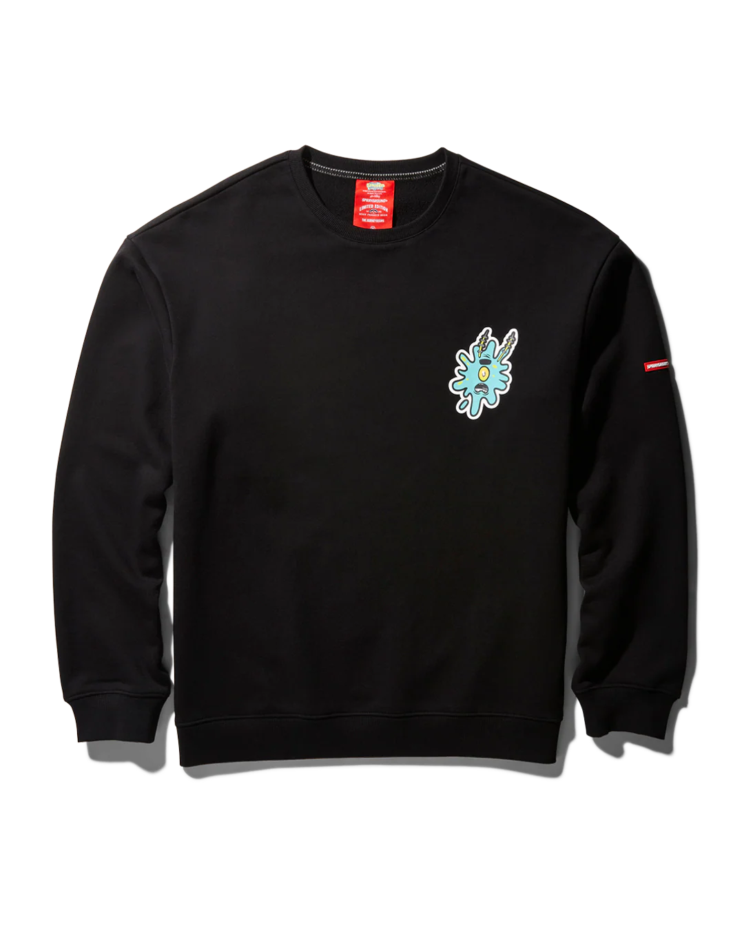 SPONGEBOB SPLAT PULLOVER SWEATER (BLACK)