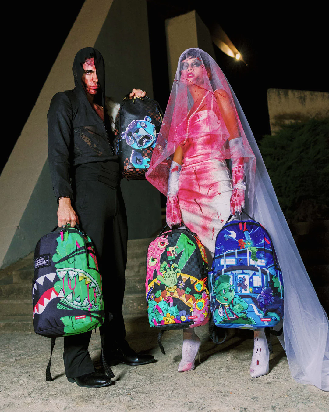 ZOMBIE OOZE SHARK CENTRAL BACKPACK