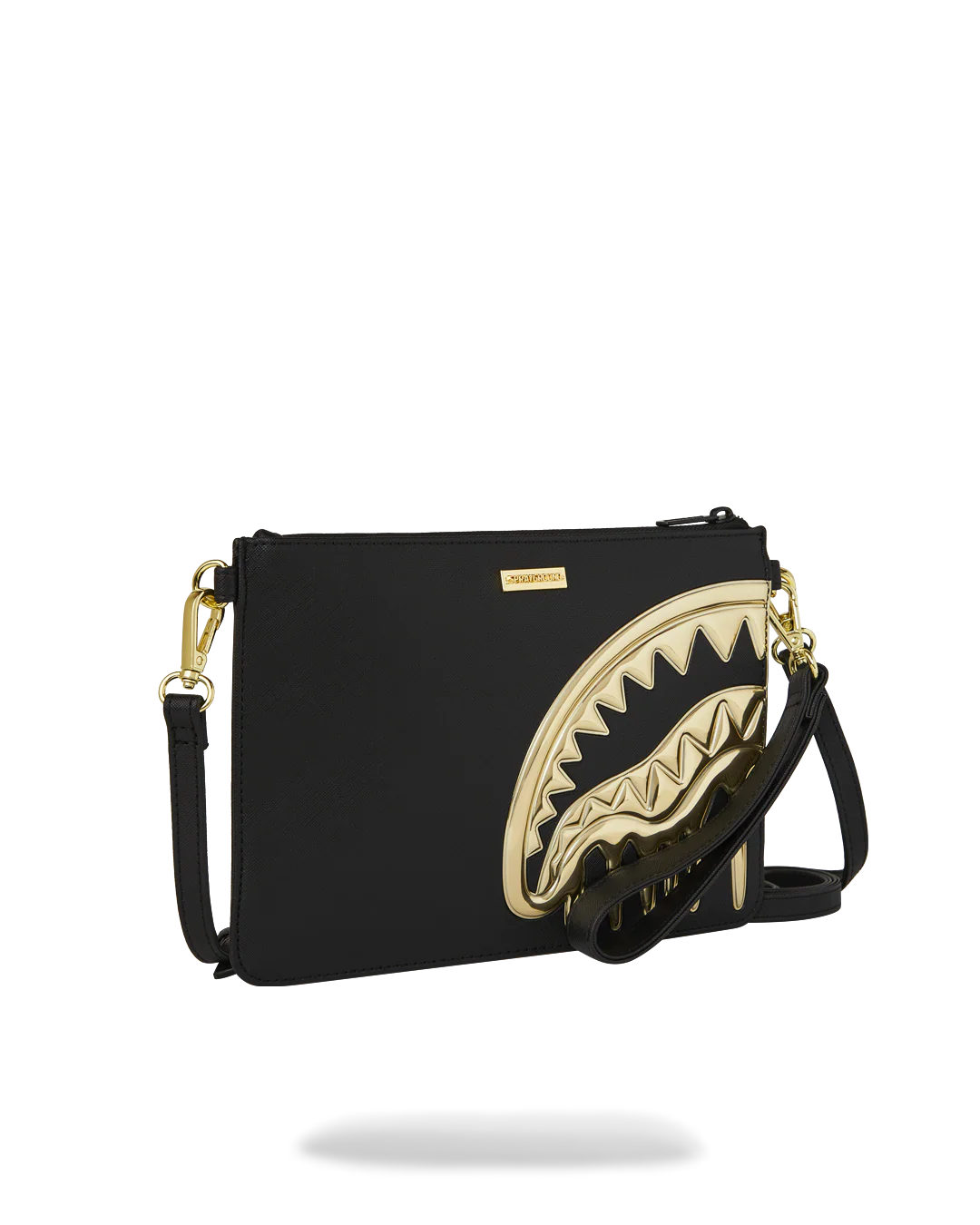 GOLDHEART SHARK DRIP CROSSOVER CLUTCH