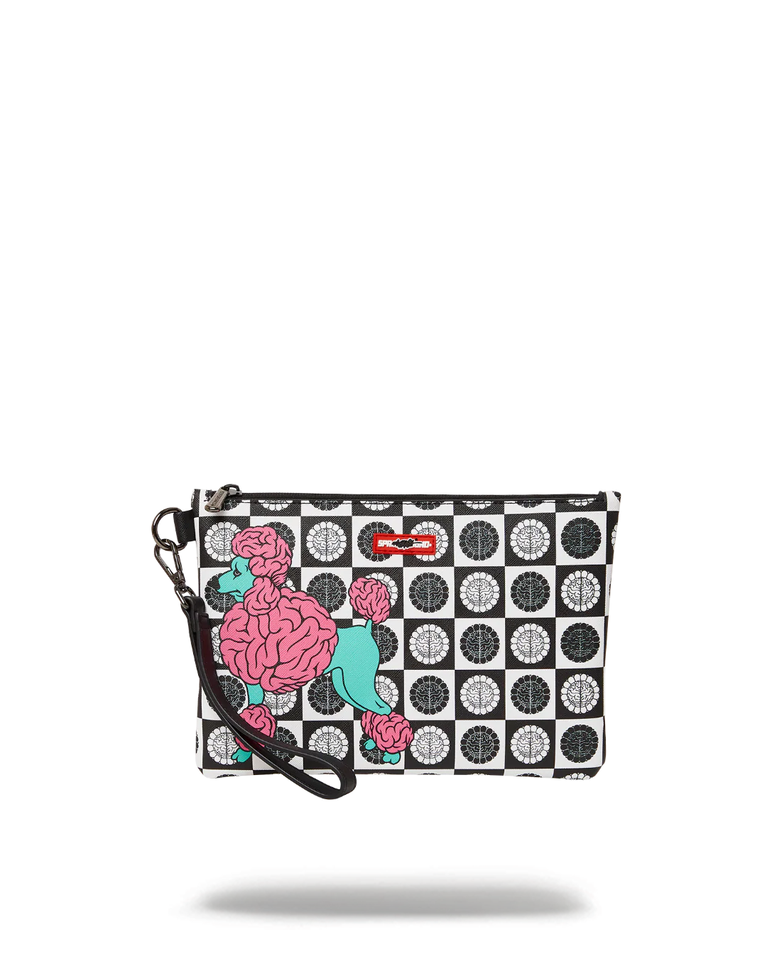 POODLE CHECK RON ENGLISH COLLAB POUCHETTE